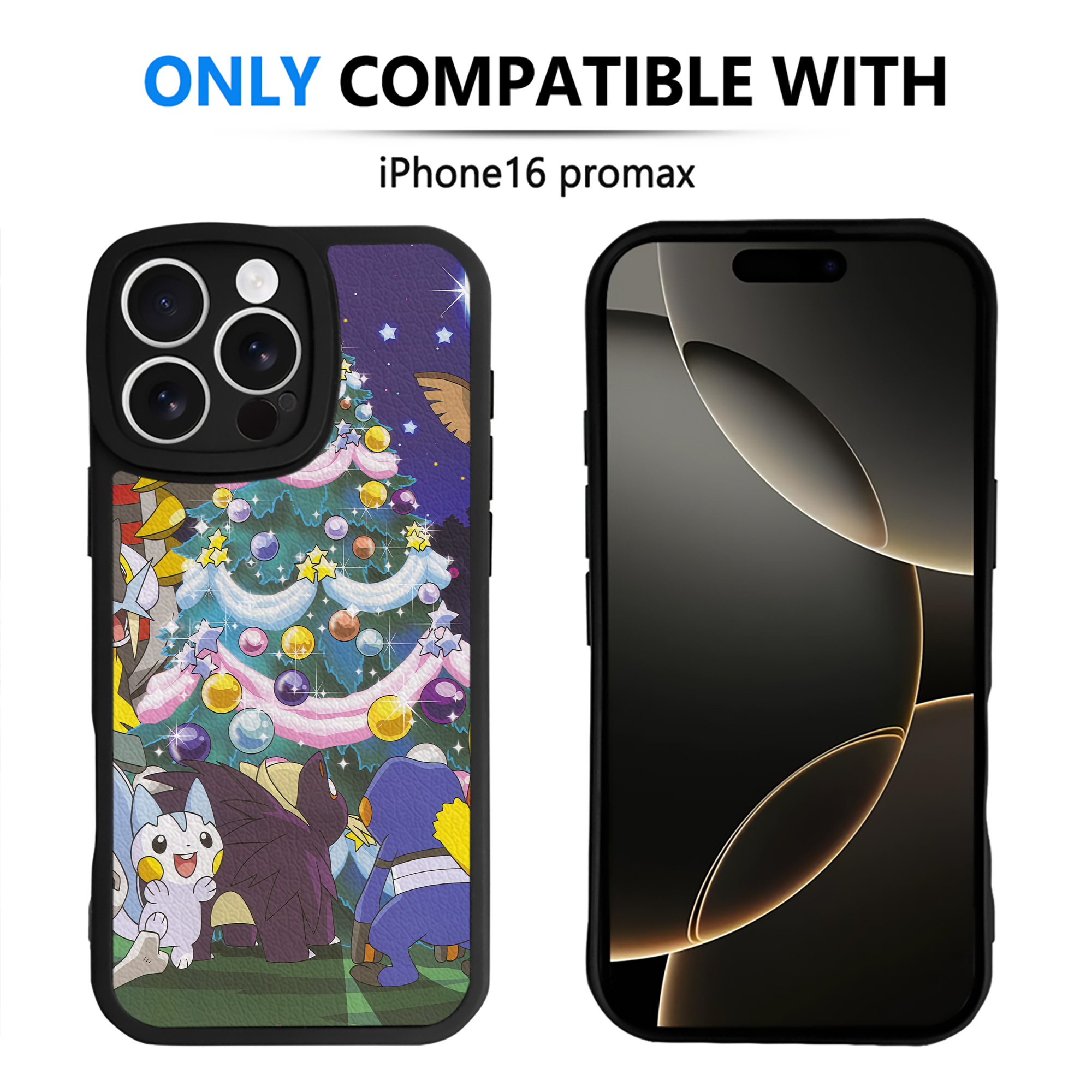 （画像用） ポケットモンスター Pokémon 【iPhone 16シリーズ対応】シリコンスマホケース（レザー調） 材質：シリコン